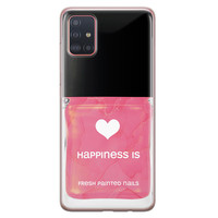 Leuke Telefoonhoesjes Samsung Galaxy A51 siliconen hoesje - Nagellak