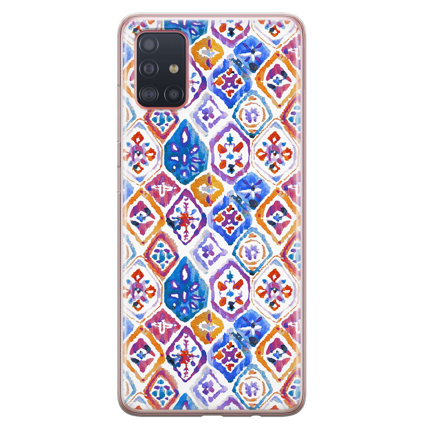 Leuke Telefoonhoesjes Samsung Galaxy A51 siliconen hoesje - Boho vibe