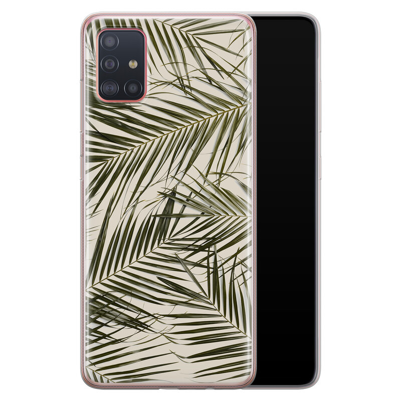 Leuke Telefoonhoesjes Samsung Galaxy A51 siliconen hoesje - Leave me alone