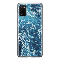 Leuke Telefoonhoesjes Samsung Galaxy A41 siliconen hoesje - Ocean blue