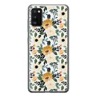 Leuke Telefoonhoesjes Samsung Galaxy A41 siliconen hoesje - Lovely flower