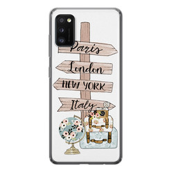 Leuke Telefoonhoesjes Samsung Galaxy A41 siliconen hoesje - Where to go next