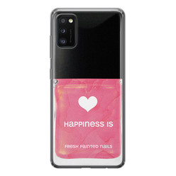 Leuke Telefoonhoesjes Samsung Galaxy A41 siliconen hoesje - Nagellak