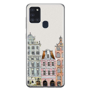 Leuke Telefoonhoesjes Samsung Galaxy A21s siliconen hoesje - Grachtenpandjes