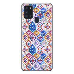 Leuke Telefoonhoesjes Samsung Galaxy A21s siliconen hoesje - Boho vibe