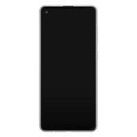 Leuke Telefoonhoesjes Samsung Galaxy A21s siliconen hoesje - Marmer roze grijs