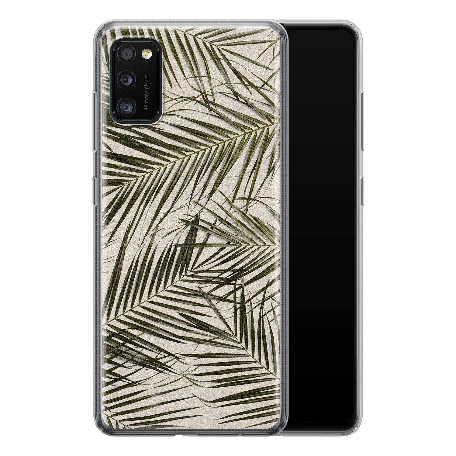 Leuke Telefoonhoesjes Samsung Galaxy A41 siliconen hoesje - Leave me alone