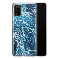 Leuke Telefoonhoesjes Samsung Galaxy A41 siliconen hoesje - Ocean blue