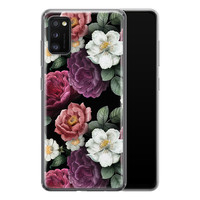 Leuke Telefoonhoesjes Samsung Galaxy A41 siliconen hoesje - Bloemenliefde