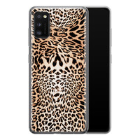 Leuke Telefoonhoesjes Samsung Galaxy A41 siliconen hoesje - Wild animal
