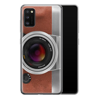 Leuke Telefoonhoesjes Samsung Galaxy A41 siliconen hoesje - Vintage camera