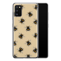 Leuke Telefoonhoesjes Samsung Galaxy A41 siliconen hoesje - Bee happy