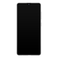Leuke Telefoonhoesjes Samsung Galaxy A41 siliconen hoesje - Marmer zwart bruin