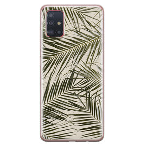 Leuke Telefoonhoesjes Samsung Galaxy A71 siliconen hoesje - Leave me alone