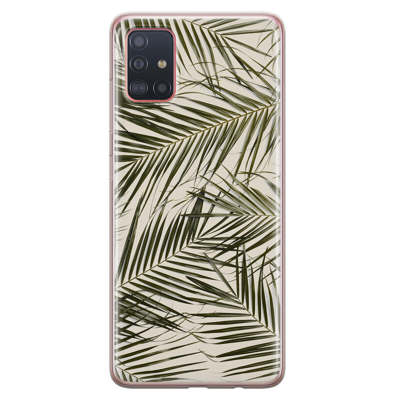 Leuke Telefoonhoesjes Samsung Galaxy A71 siliconen hoesje - Leave me alone