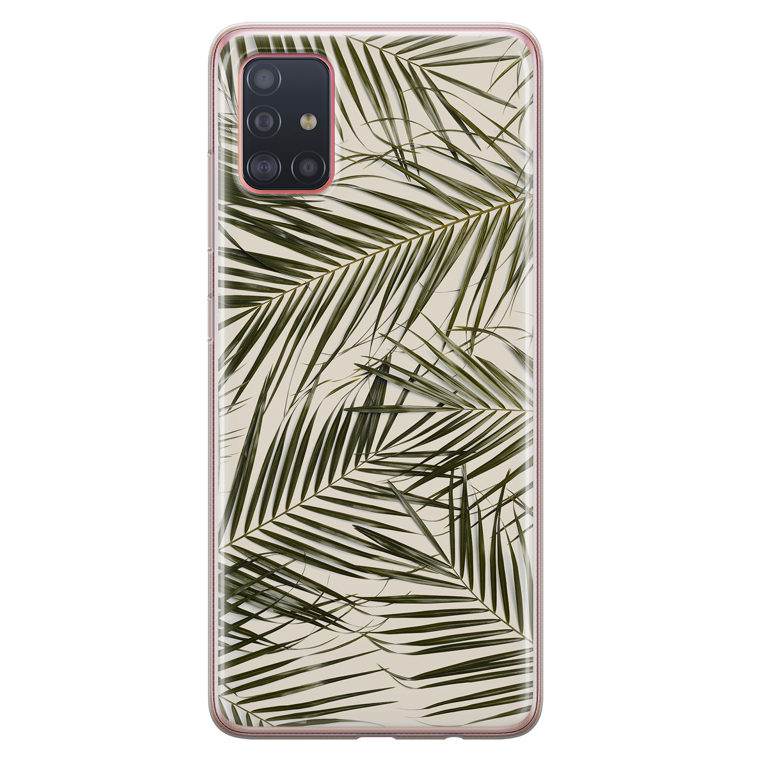 Leuke Telefoonhoesjes Samsung Galaxy A71 siliconen hoesje - Leave me alone