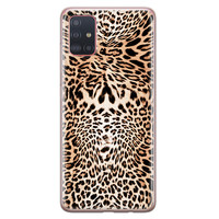 Leuke Telefoonhoesjes Samsung Galaxy A71 siliconen hoesje - Wild animal