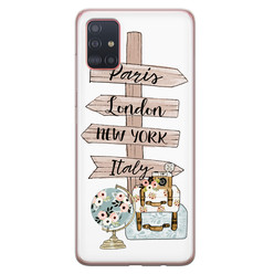 Leuke Telefoonhoesjes Samsung Galaxy A71 siliconen hoesje - Where to go next