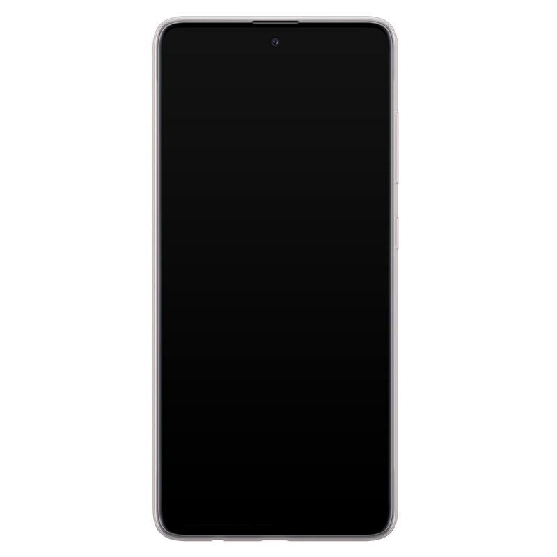 Leuke Telefoonhoesjes Samsung Galaxy A71 siliconen hoesje - Luipaard roze