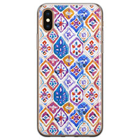 Leuke Telefoonhoesjes iPhone X/XS siliconen hoesje - Boho vibe