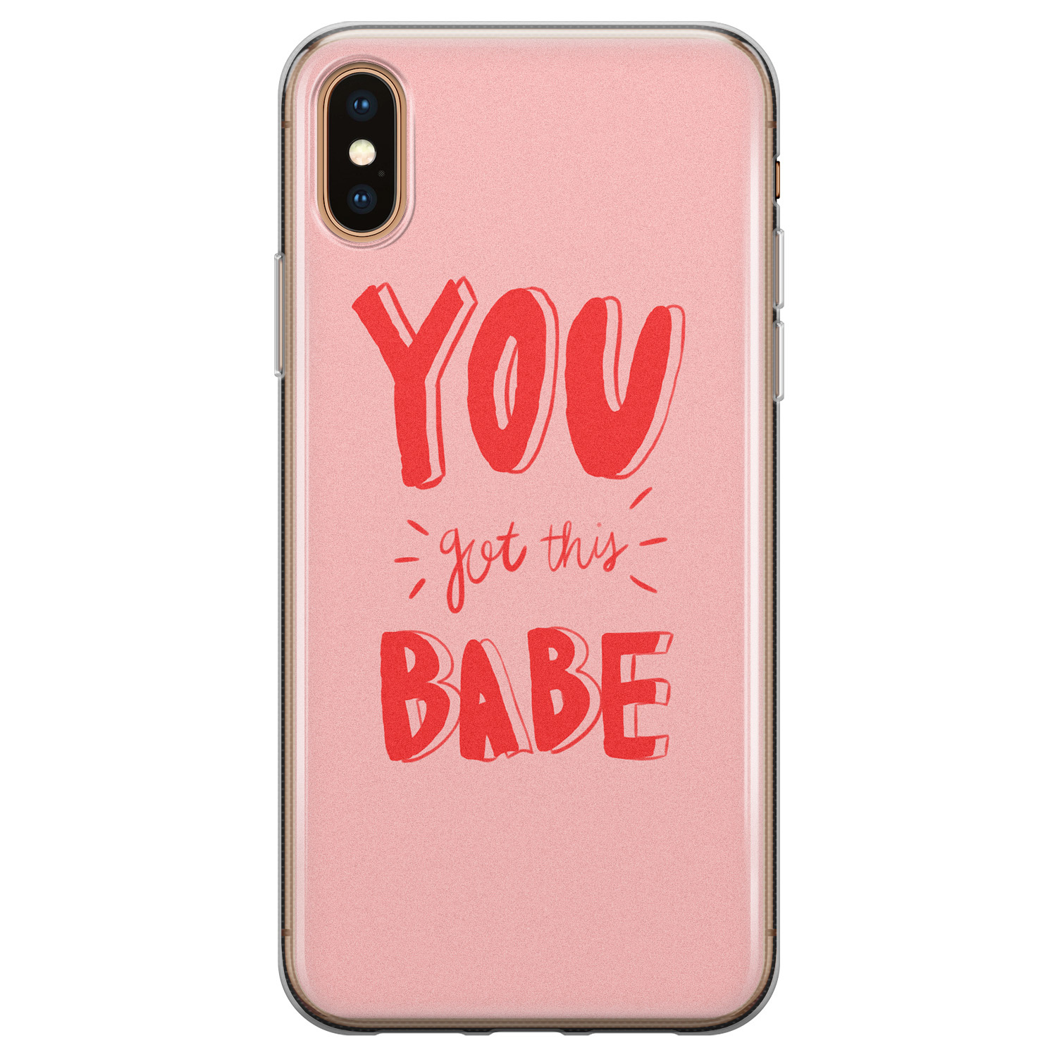 Leuke Telefoonhoesjes iPhone X/XS siliconen hoesje - Where to go next