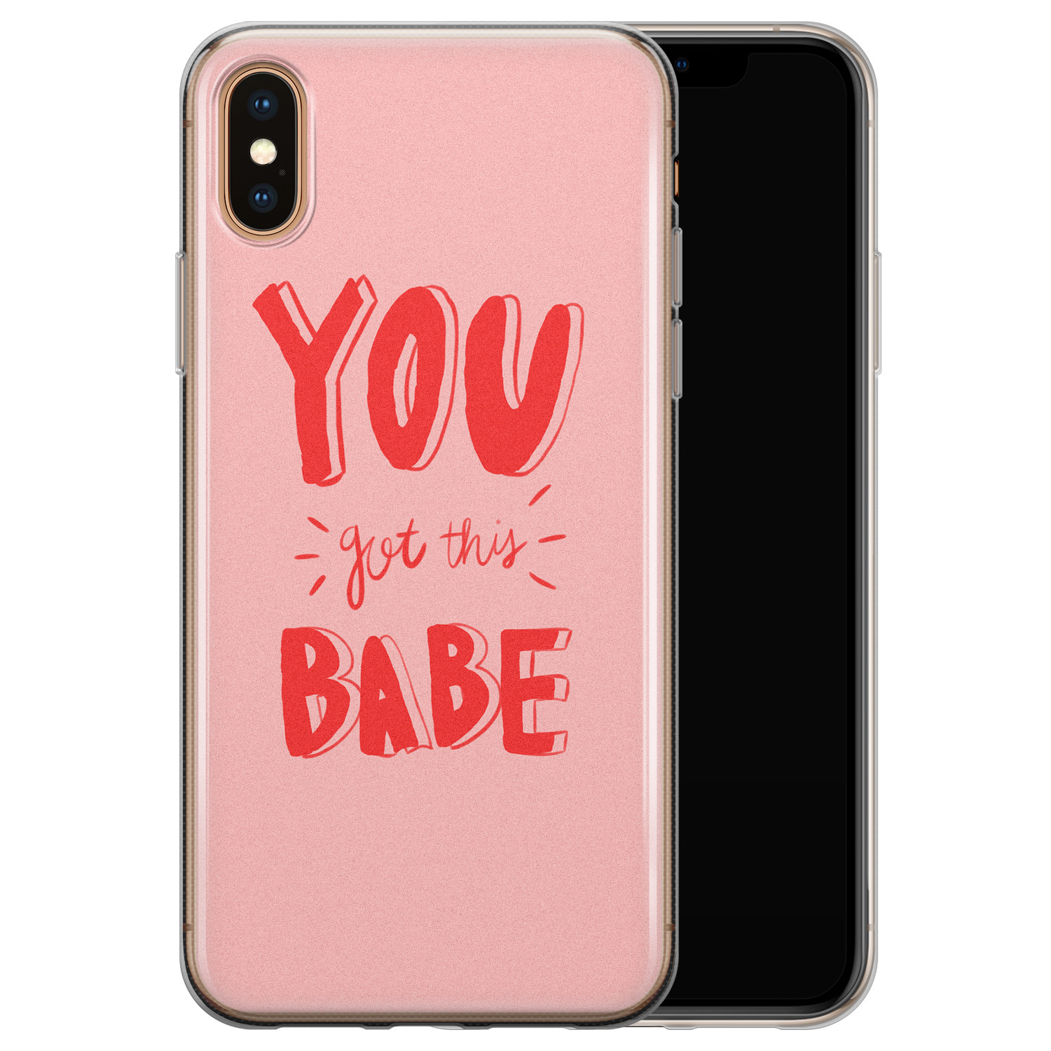 Leuke Telefoonhoesjes iPhone X/XS siliconen hoesje - Where to go next