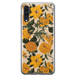 Leuke Telefoonhoesjes Samsung Galaxy A50/A30s siliconen hoesje - Retro flowers