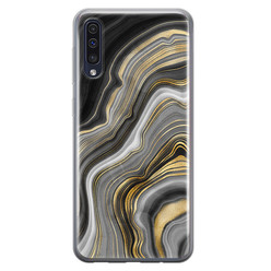 Leuke Telefoonhoesjes Samsung Galaxy A50/A30s siliconen hoesje - Golden agate