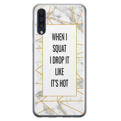 Leuke Telefoonhoesjes Samsung Galaxy A50/A30s siliconen hoesje - Dropping squats