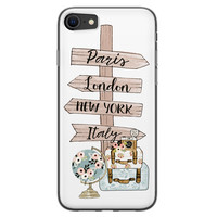 Leuke Telefoonhoesjes iPhone SE 2020 siliconen hoesje - Where to go next