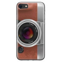 Leuke Telefoonhoesjes iPhone SE 2020 siliconen hoesje - Vintage camera