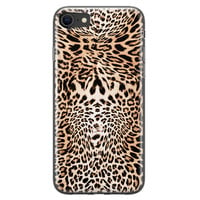 Leuke Telefoonhoesjes iPhone SE 2020 siliconen hoesje - Wild animal