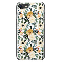 Leuke Telefoonhoesjes iPhone SE 2020 siliconen hoesje - Lovely flower