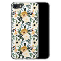 Leuke Telefoonhoesjes iPhone SE 2020 siliconen hoesje - Lovely flower