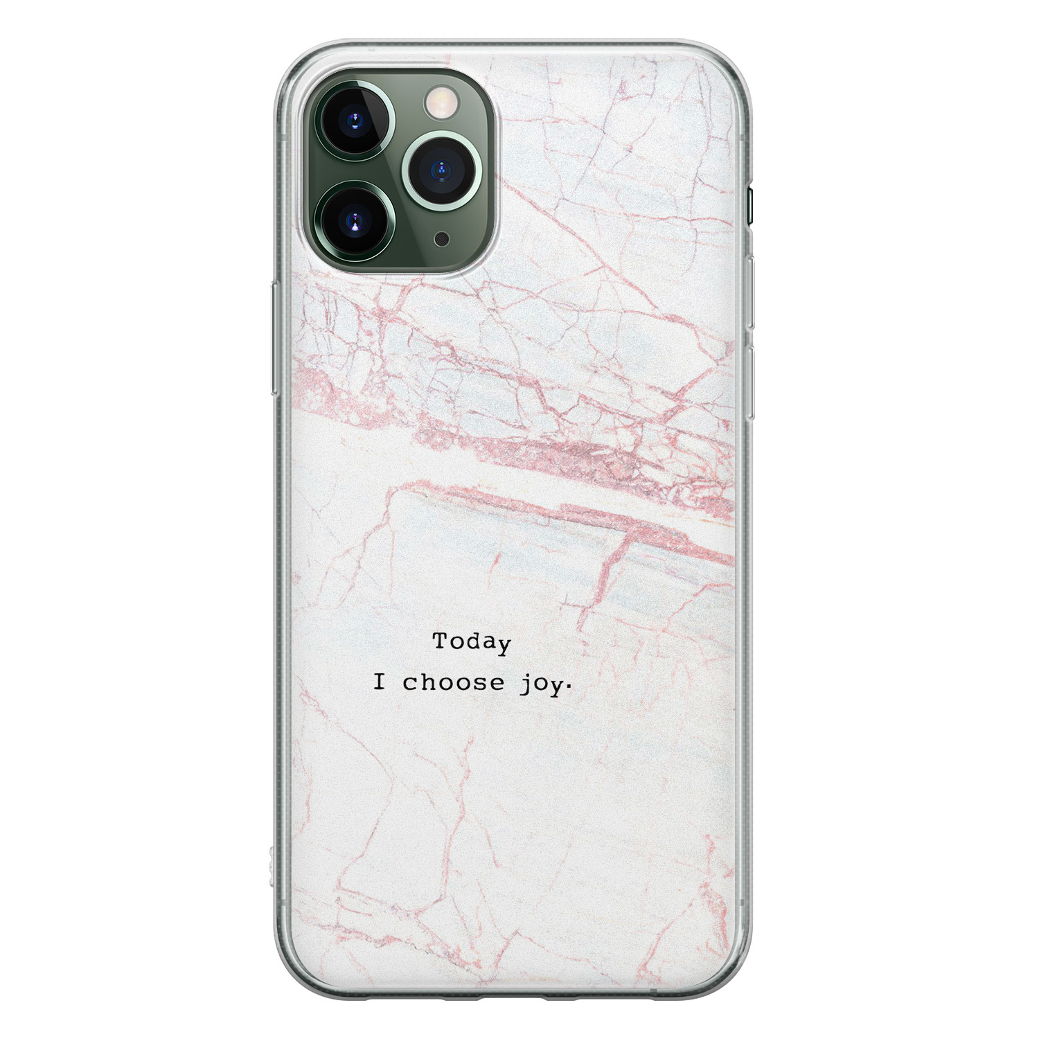 Leuke Telefoonhoesjes iPhone 11 Pro siliconen hoesje - Today I choose joy