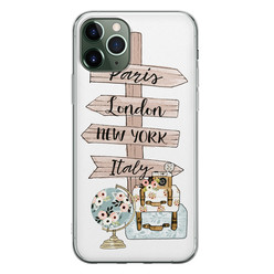 Leuke Telefoonhoesjes iPhone 11 Pro siliconen hoesje - Where to go next