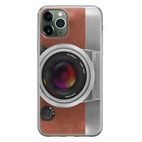 Leuke Telefoonhoesjes iPhone 11 Pro siliconen hoesje - Vintage camera