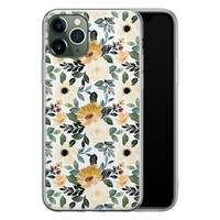 Leuke Telefoonhoesjes iPhone 11 Pro siliconen hoesje - Lovely flower