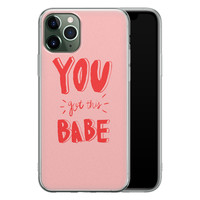 Leuke Telefoonhoesjes iPhone 11 Pro siliconen hoesje - Where to go next