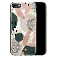 Leuke Telefoonhoesjes iPhone 8/7 siliconen hoesje - Abstract print