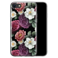 Leuke Telefoonhoesjes iPhone 8/7 siliconen hoesje - Bloemenliefde