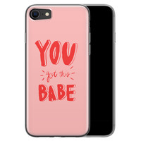 Leuke Telefoonhoesjes iPhone 8/7 siliconen hoesje - Where to go next