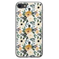 Leuke Telefoonhoesjes iPhone 8/7 siliconen hoesje - Lovely flower