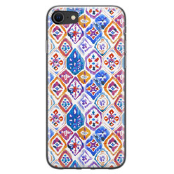 Leuke Telefoonhoesjes iPhone 8/7 siliconen hoesje - Boho vibe