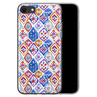 Leuke Telefoonhoesjes iPhone 8/7 siliconen hoesje - Boho vibe