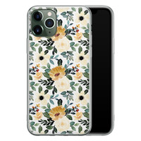 Leuke Telefoonhoesjes iPhone 11 Pro Max siliconen hoesje - Lovely flower