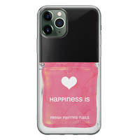 Leuke Telefoonhoesjes iPhone 11 Pro Max siliconen hoesje - Nagellak