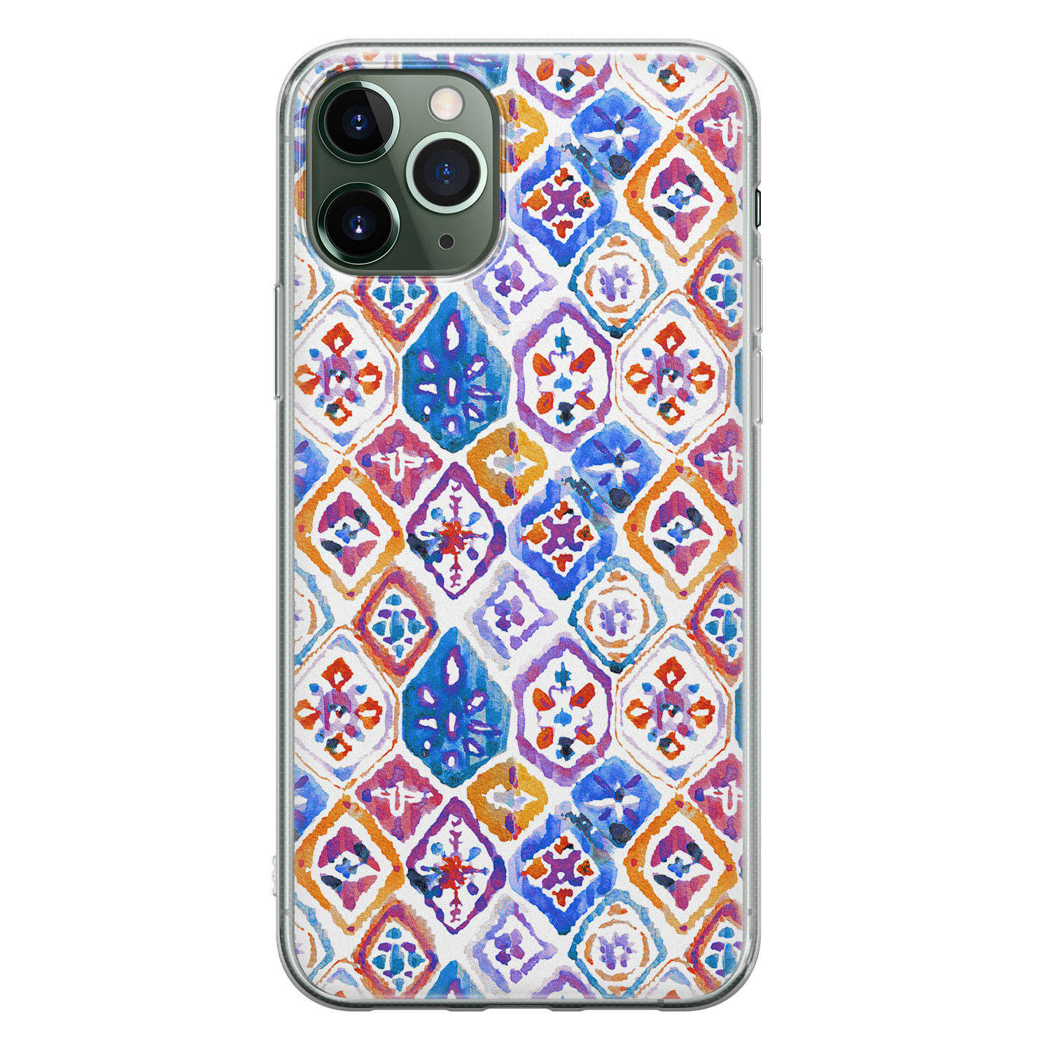 Leuke Telefoonhoesjes iPhone 11 Pro Max siliconen hoesje - Boho vibe