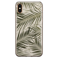 Leuke Telefoonhoesjes iPhone XS Max siliconen hoesje - Leave me alone