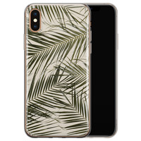 Leuke Telefoonhoesjes iPhone XS Max siliconen hoesje - Leave me alone